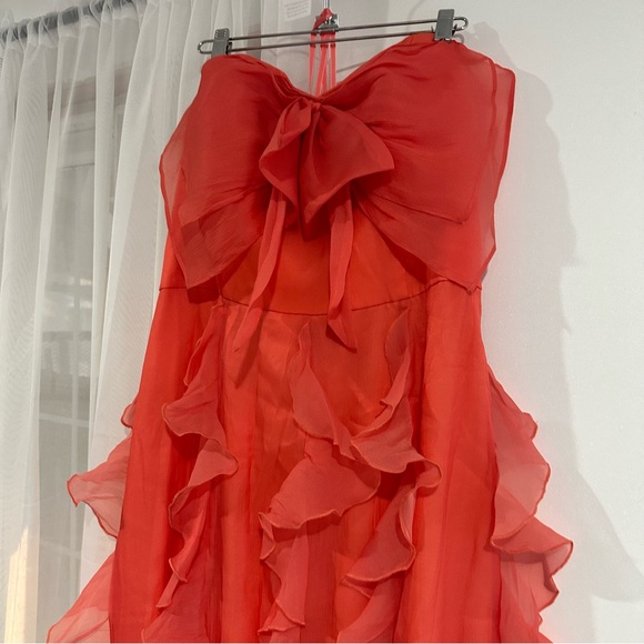 NEW Anthropologie Hutch Strapless Tiered Tulle Maxi Dress NWT - Picture 3 of 5